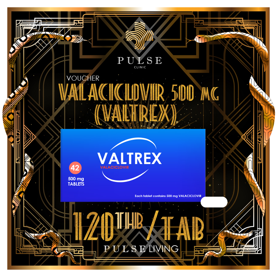 PULSE-LIVING - Valaciclovir 500 mg (VALTREX) 1 Tablet Voucher